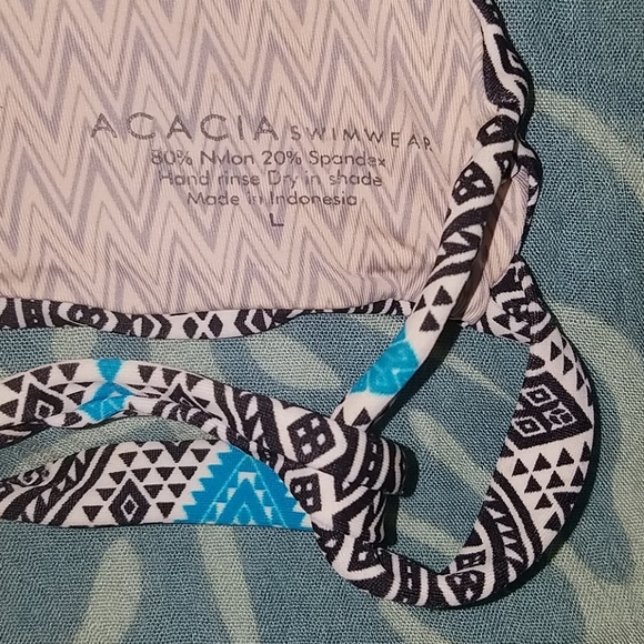 Rare acacia thai yelapa bikini top swimwear L VHTF - Picture 7 of 16